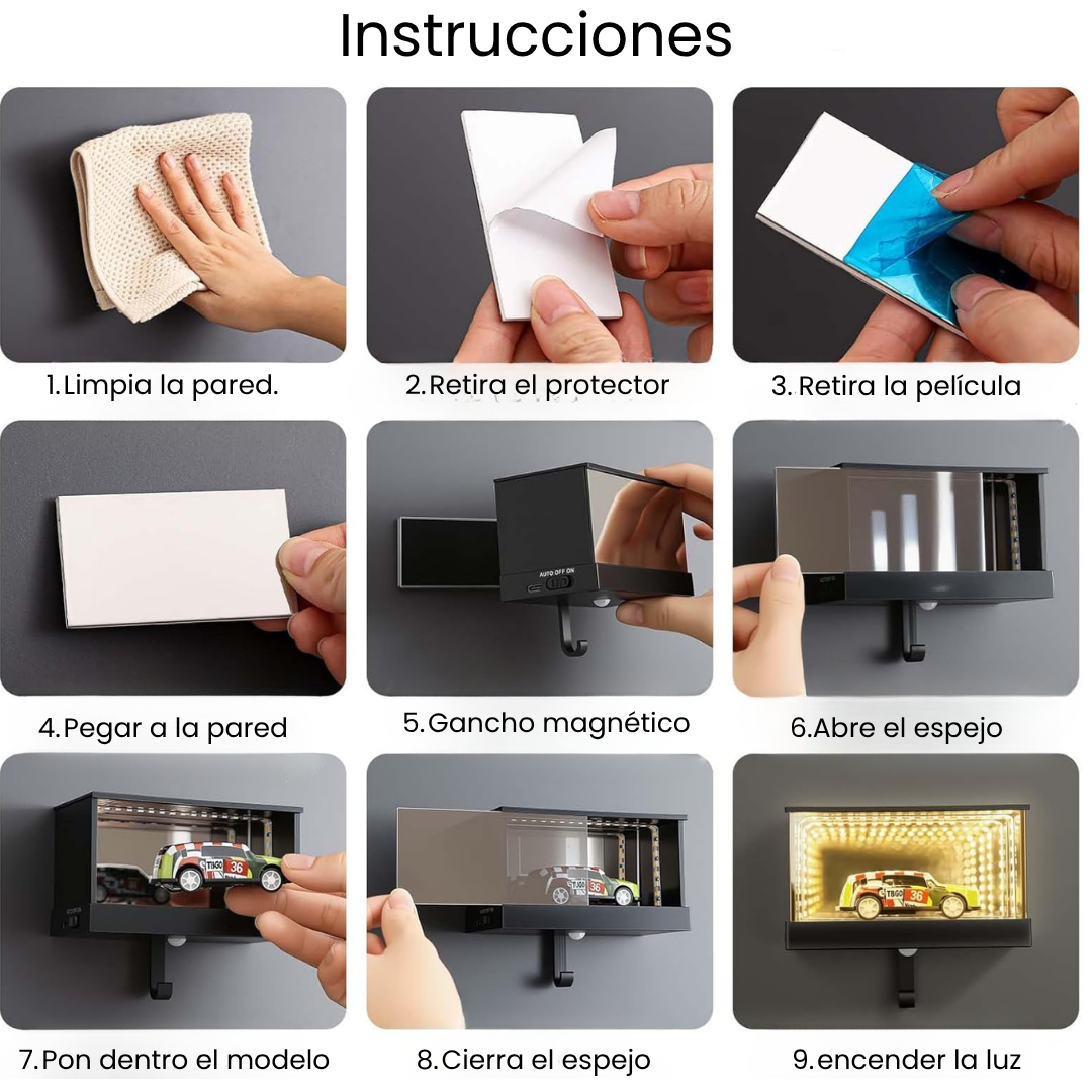 Expositor LED para llaves
